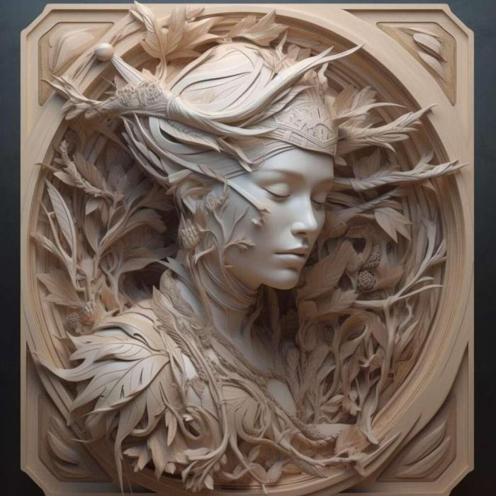 نموذج ثلاثي الأبعاد لآلة CNC 3D Art 